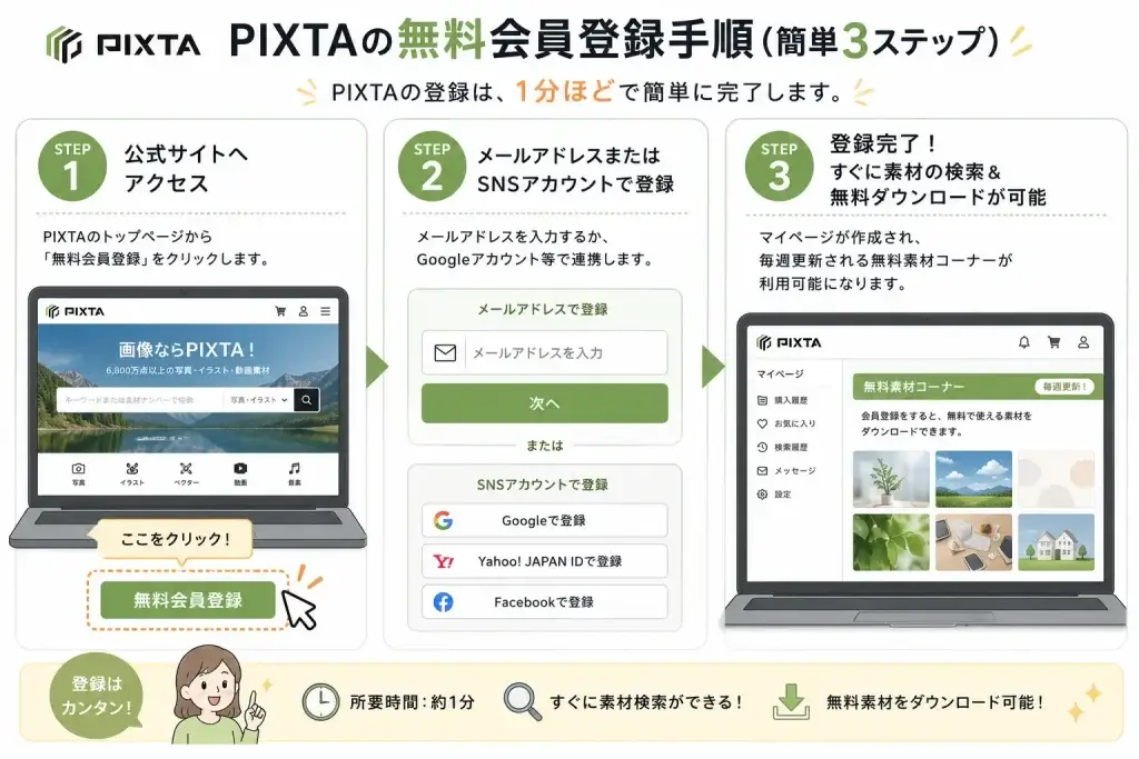 PIXTAの怪異登録方法